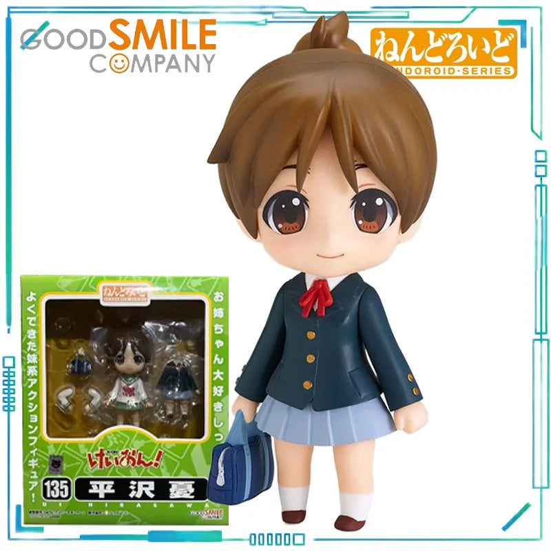 GSC Genuine NENDOROID Series K-ON！Qingyin Girl 094 Taguchi Law, 135 Hirasawa Worries, 082 Akiyama Sagami Mobile Model Toy