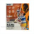 In Stock BANDAI SHF One Piece Model Kit Nami Romance Dawn Anime Action Figure Model Original Toys Ornament Gifts Collecting