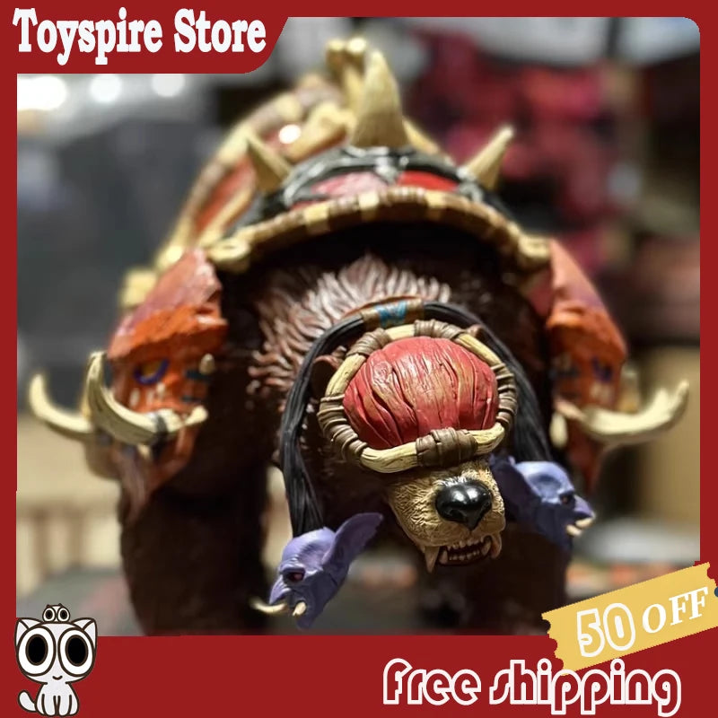Metytoyz 34cm Horde Armor Giant Bear Mount Animal Model Kit Ornament Collectible Anime Peripheral Action Figure Gift Toy