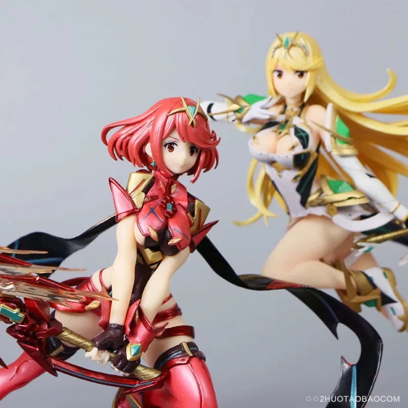 Chronicles Xenoblade  Anime Figure Mythra Pyra Action Figures Anime Figure Model Collect Toys Boy Figure Holy Grail Of Heaven
