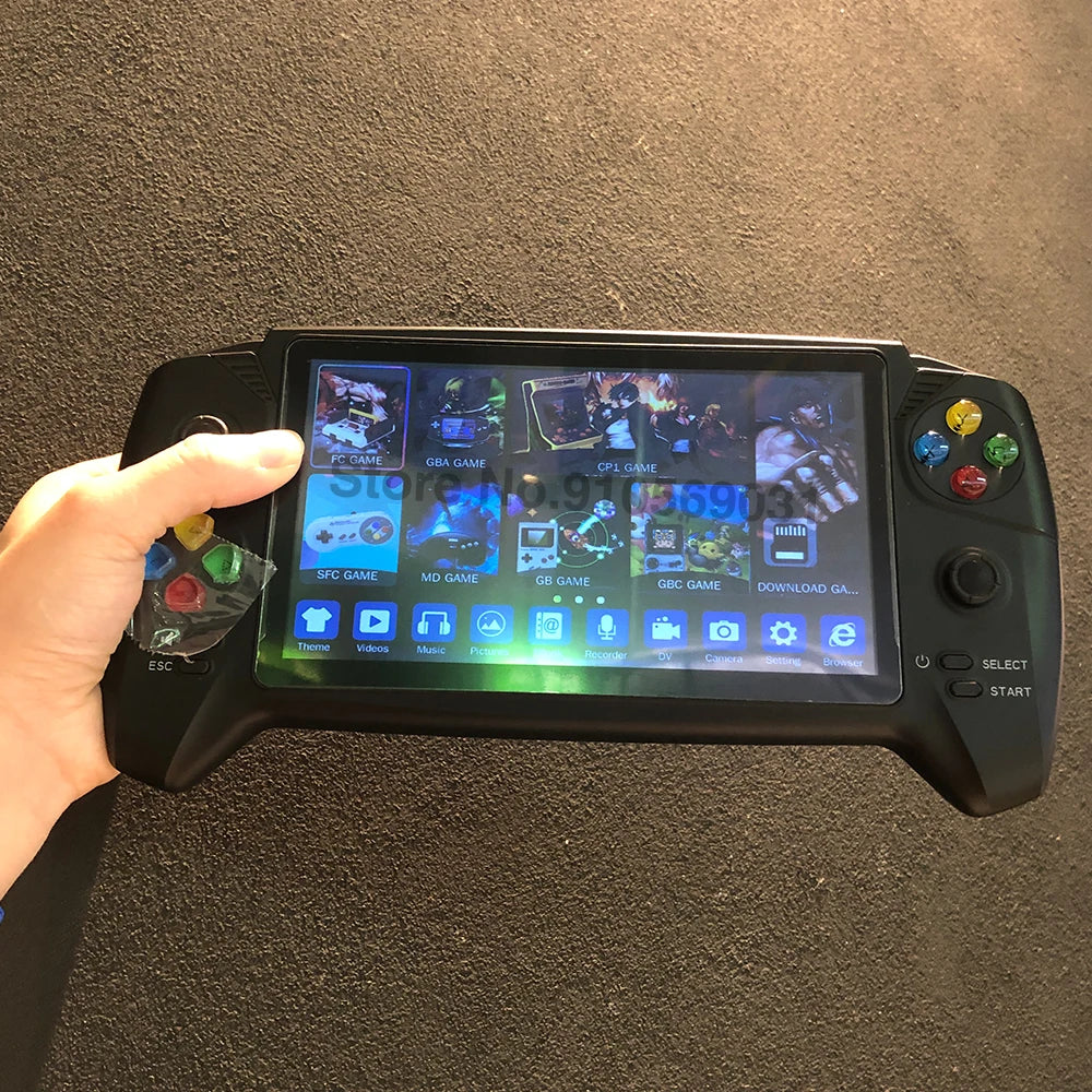 16G двоен джойстик ретро двойна ръчна игрова конзола 7-инчова HD голяма екранна ретро игрова конзола
