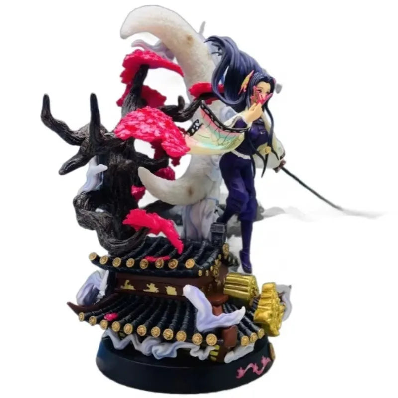 Demon Slayer Kimetsu No Yaiba Anime Figurine Model GK Shinobu Kocho Insect Hashira Action Figures 39CM PVC Statue Collection Toy