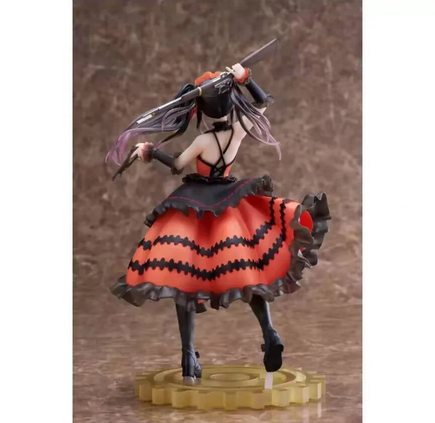 100% genuine PVC promotional price Japanese original anime figure Tokisaki Kurumi   action figure collectible model