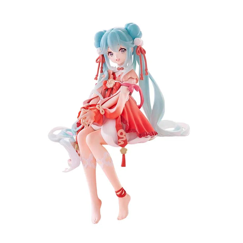 FuRyu Noodle Stopper Hatsune Miku 2026 Spring Festival Ver. PVC 14CM Anime Action Figures Model Collection Toy