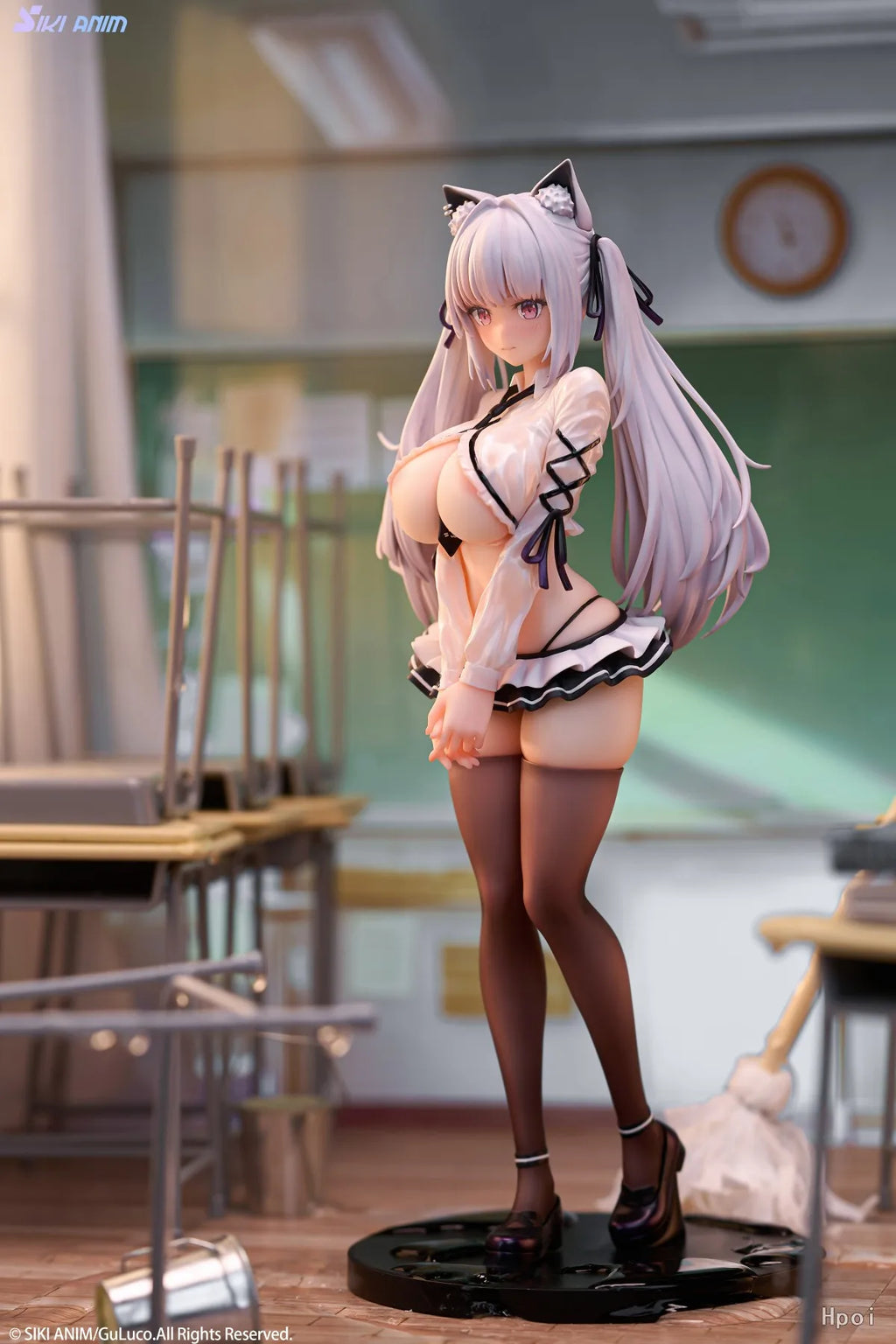 Bearpanda Bunny Girl Asanagi Rin Xiya 3D Crystal Eye Temperature Paint Kawaii Garage Kit Creative Scene Models Classic Anime Toy