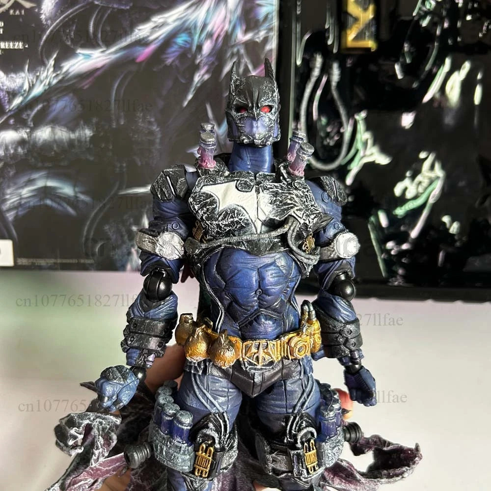 PLAY ARTS Kai Bruce Wayne Figure Rogues Gallery Fries Freeze Character Bad Guys Action Figure Model Toys Room Ornament Gift