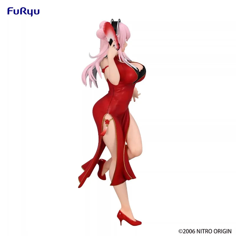 In Stock Original FURYU SUPERSONICO PVC 21cm Anime Character Model Collection Dolls Desktop Decoration Toys Gifts