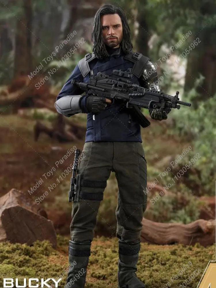 HOTTOYS HT MMS509 1/6 Collectible Winter Soldier 3.0 Avengers：Infinity War Antihero Full Set 12inch Action Figure Model Gifts
