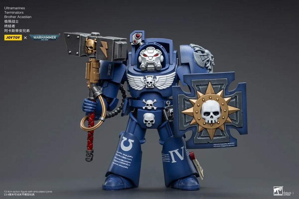 JOYTOY Warhammer 40K Ultramarines Terminators 6pcs Model Toy Gifts 1/18 Action Figure