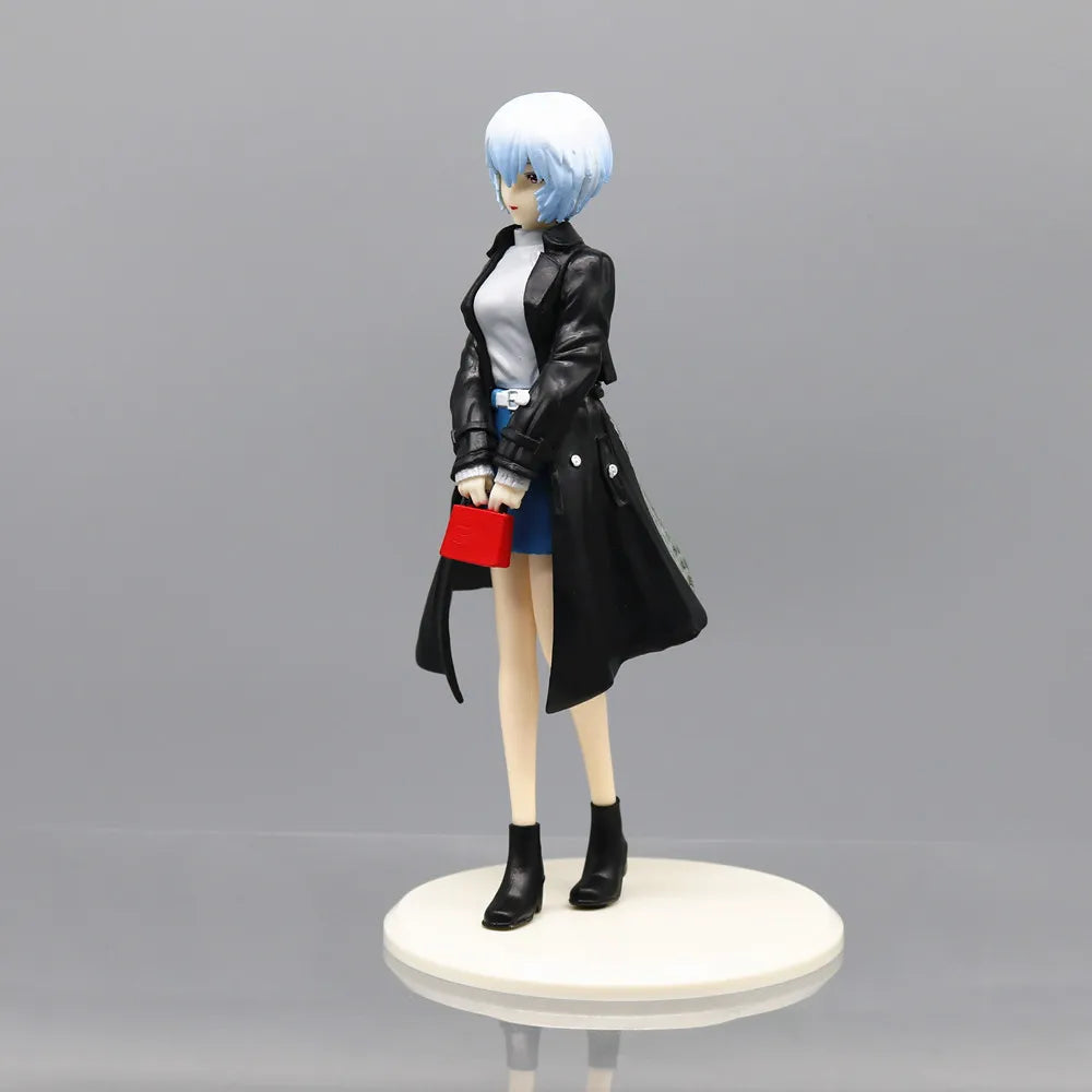 20 см Neon Genesis Evangelion Аниме момиче фигурки кралица Аянами Рей нова форма екшън фигурка детски играчки фигурки модел кукла подаръци