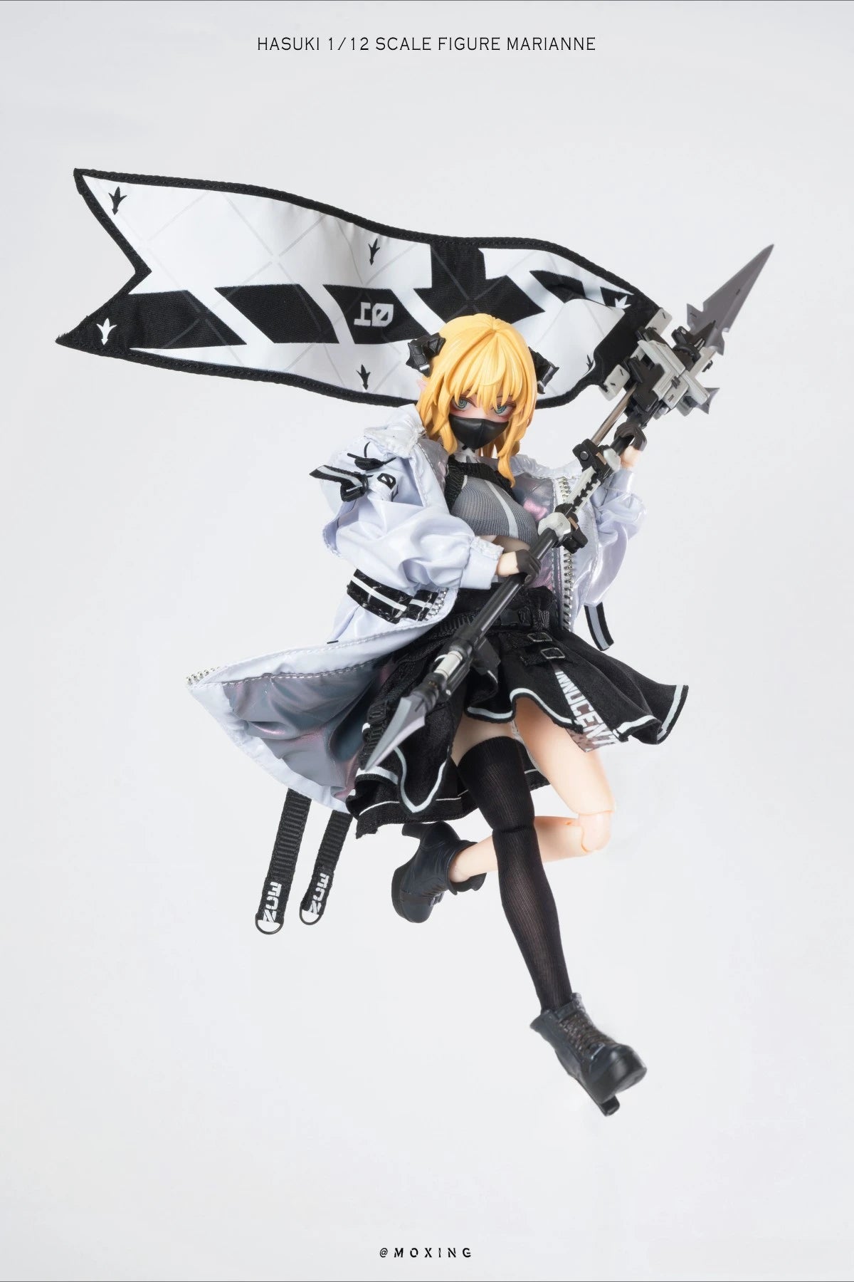 【Original】HASUKI PA009 Leader in White Mariano ORI.Ver 1/12 Action Figure Model Toy