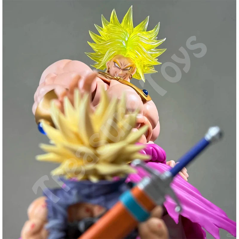 Kong Studio Beast Deities Dragon Ball Z Broly Figure Super Saiyan 3 Broly Norse God Fenrir Anime Action Figure Toys Gifts
