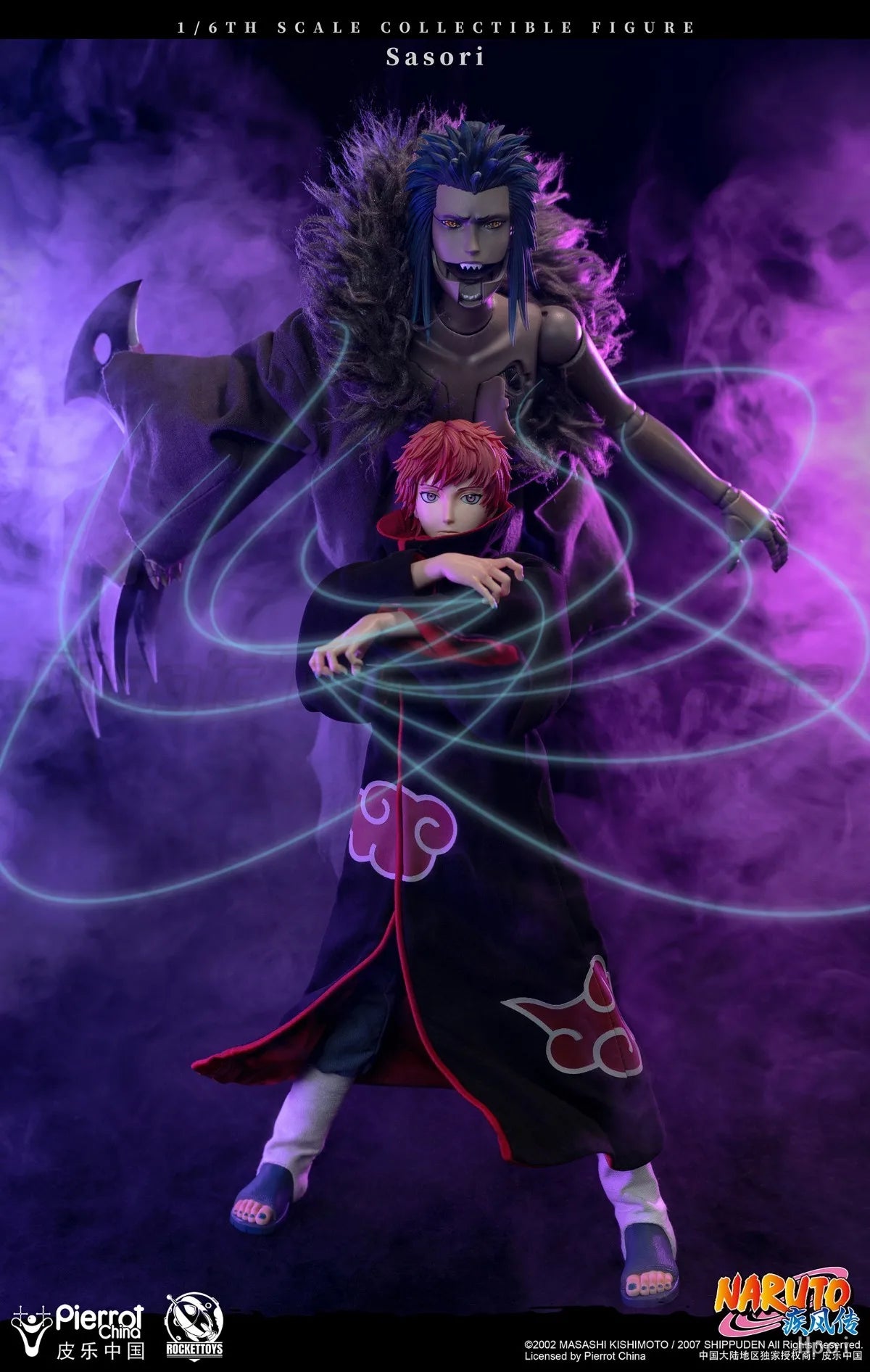 【MT】Original RocketToys ROC-010 NARUTO Shippuden Sasori 1/6 Action Figure Toy Collection