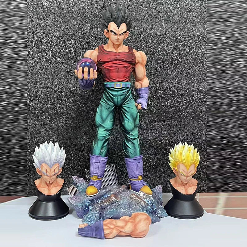 In Stock Dragon Ball Anime Figure Super Saiyan Gt Vegeta Handmade Action Figures Goku Pvc Statue Collection Model Toys Gifts