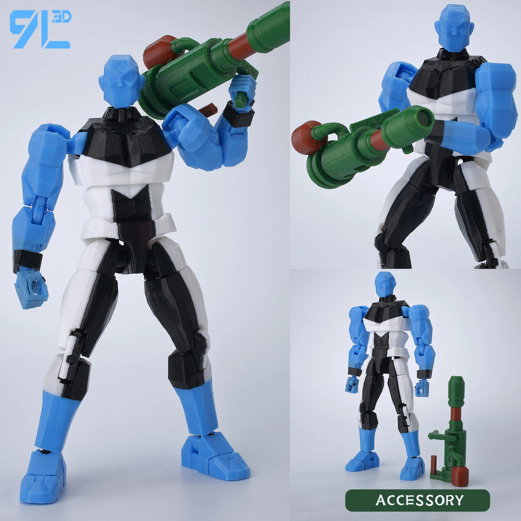 9L3D Dummy13 Unbesiegbarer Omni-Man-Verrat Anime Mehrgelenk-Shapeshift-Spielzeug Kampf-Actionfiguren Freundgeschenk Lucky Titan13
