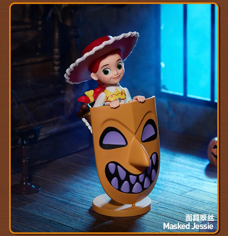 Disney No Box Toy Story Static Doll Model Buzz Lightyear Alien Horror Night Series Figurines Desktop Ornaments Halloween Gifts
