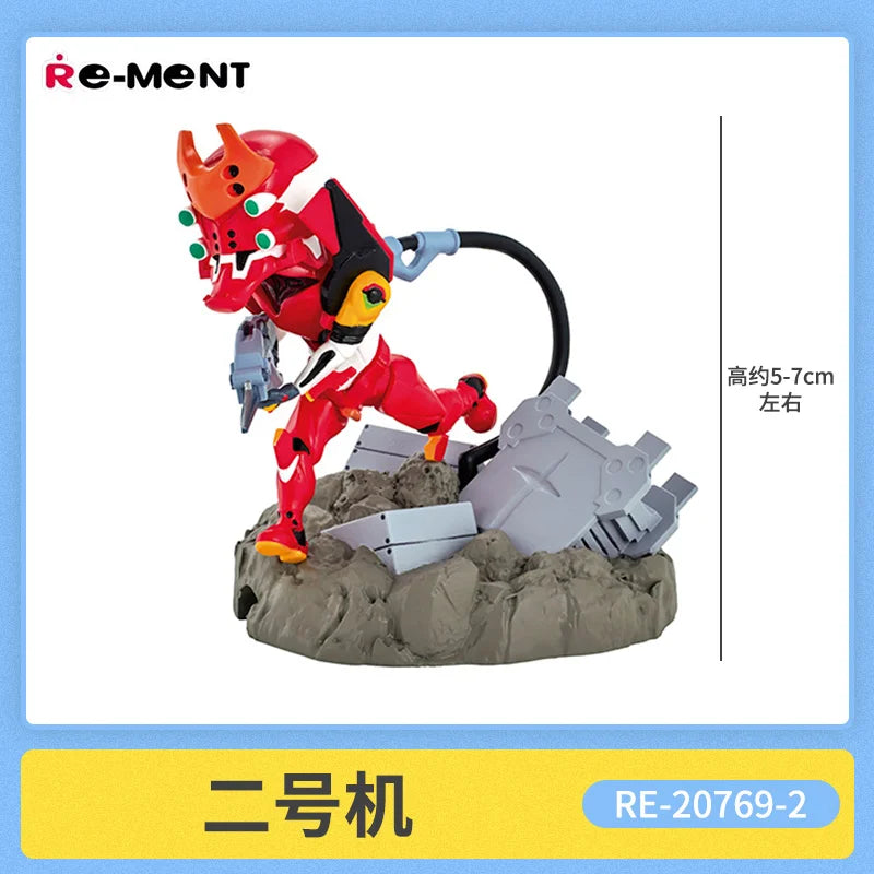 Anime EVA Ayanami Rei Asuka Q-version kawaii Action Figures PVC Model Statue Toys doll Re-ment Desk Decor Gift 1Pcs Random Style