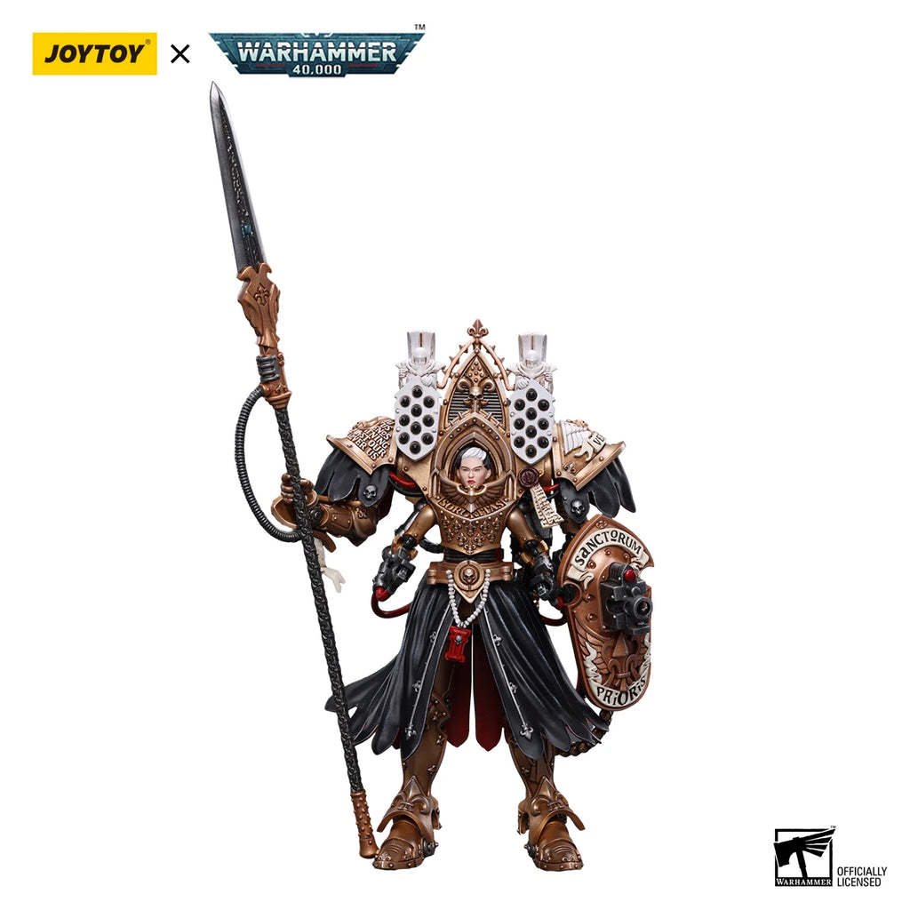 JOYTOY Warhammer 40K 1/18 Action Figure Adepta Sororitas Abbess Sanctorum Morvenn Vahl Anime figures Toys Collection