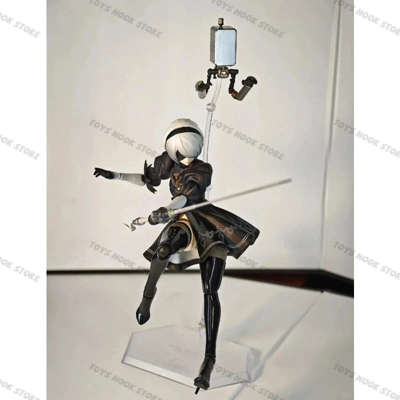 In Stock AniMester Nuclear Gold Reconstruction NieR Automata Ver1.1a YoRHa No.2 Type B Action Figure Anime Model Collection Toy
