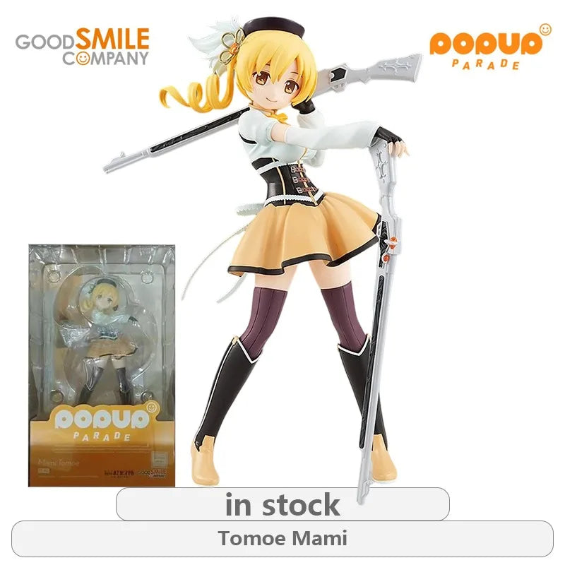 GSC Original POPUP PARADE Puella Magi Madoka Magica Series Tomoe Mami\Deer Eye Circle Anime Not Movable Figure Statue Model Toys