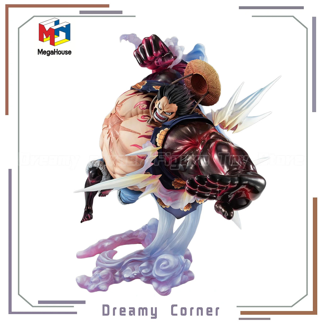 【In Stock】Original MegaHouse POP SA-MAXIMUM ONE PIECE Monkey D. Luffy Bouncing Man Ver.2 Figure Toy Model Collection