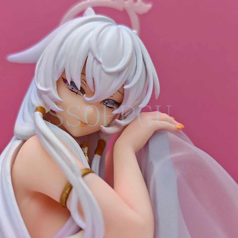SSOPPGU Native HOTVENUS Pure White Angel Sauce Girl Japanese Anime Figures PVC Action Figure Toy Game Figure Collectible model
