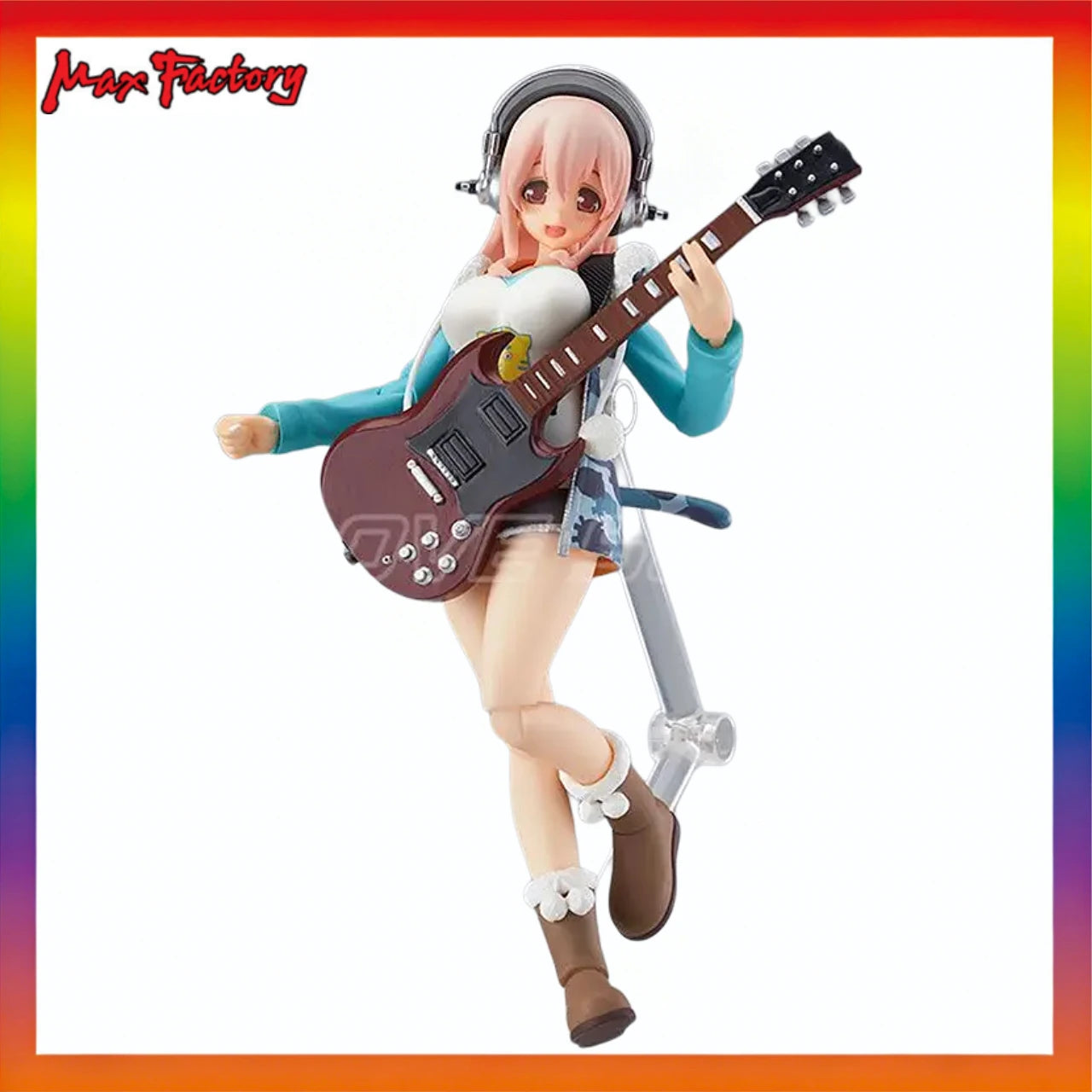 Original Max Factory Figma 169 SUPER SONICO Action Figure Model Toys Gifts Collection