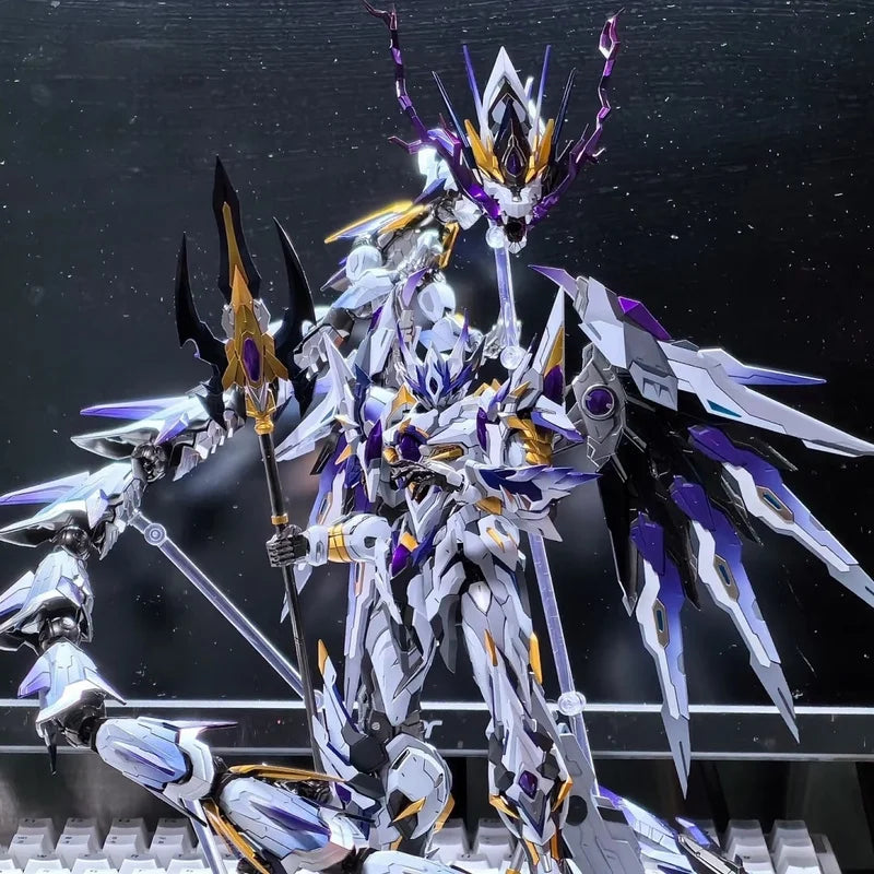 Motioneer Ao Bing (Custom Metallic Finish), Bai Qi, Ne Zha, Cao Ren, Red Oni & Ruo Weiyuan -  Mecha Assembly Models Gifts Fboys