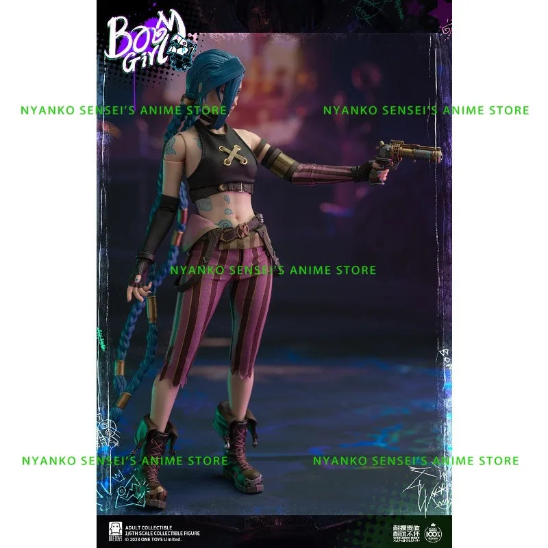 In Stock Onetoys Jinx Bang Girl 1/6 Scale  OT021-OT021 Action Figure Anime Model Trendy Toys Desktop Doll Collectibles