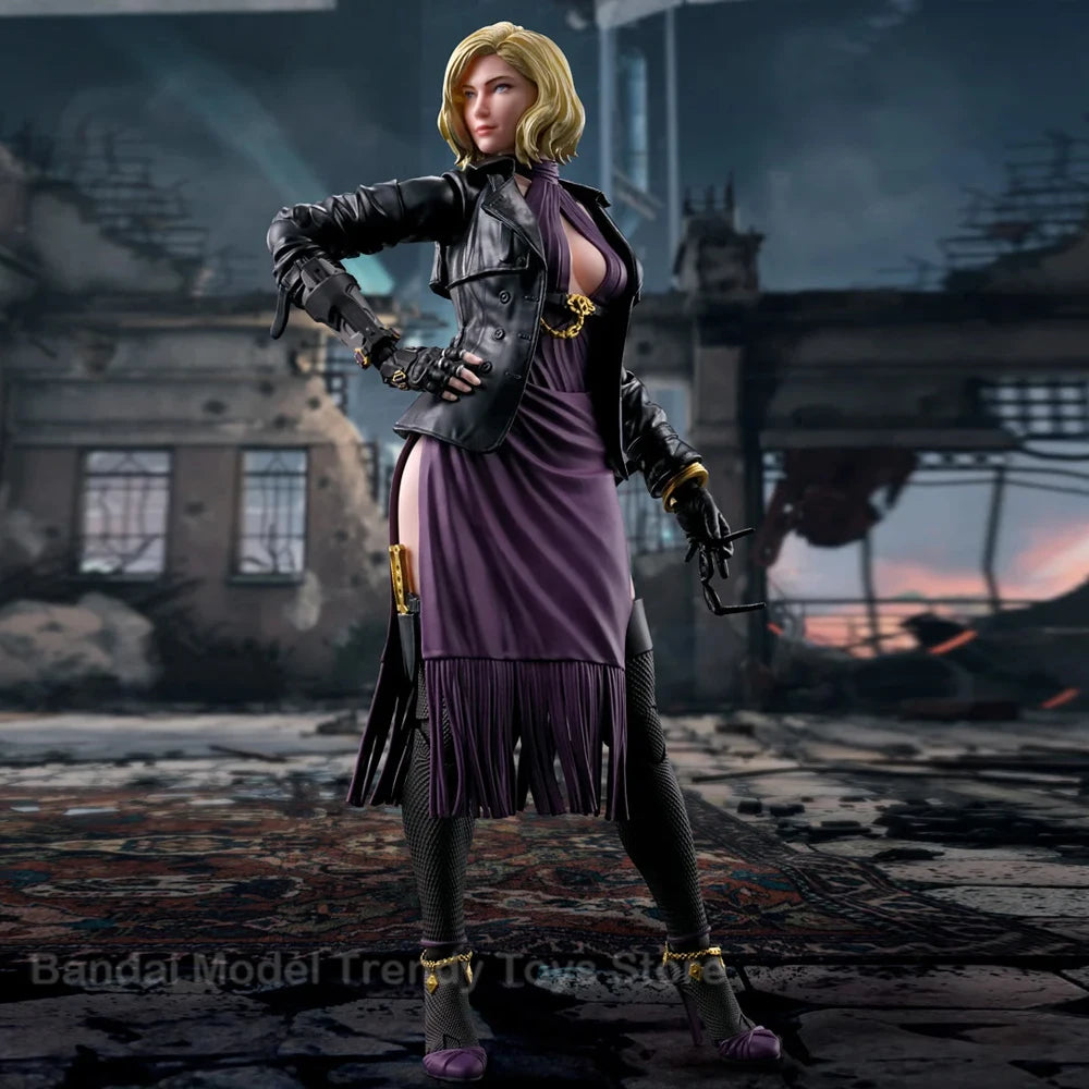 In Stock BANDAI SHF TEKKEN 8 Game Nina Williams Action Figure Model Kit Original Toys Ornaments Gifts Collecting hobbies