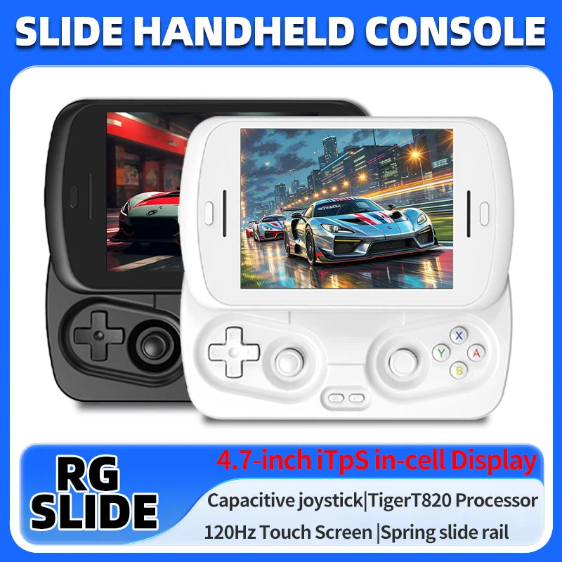 Anbernic RG Slide Handheld Retro Video Game Console 4.7 Inch LTPS In-Cell Monitor 1280*960 Screen Android 13 5000mAh PSP Gaming