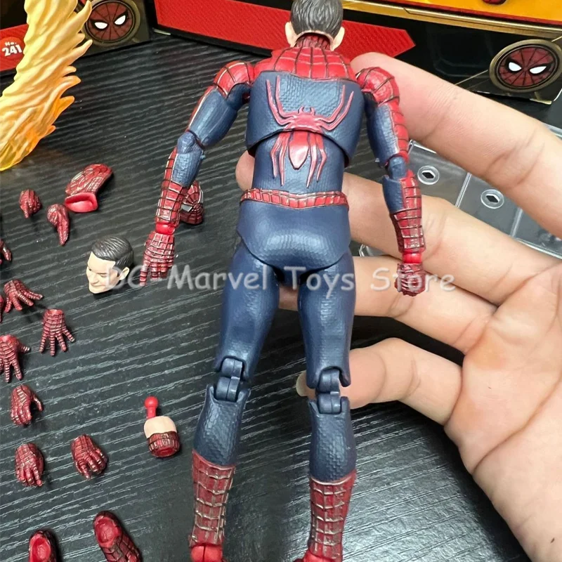 In Stock Ko Mafex 241 Tobey Maguire Spider Man No Way Home Friendly Neighborhood Spider Man Anime Action Figure Model Gift Toys