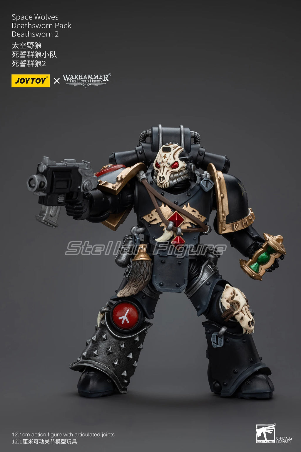 【SF】JOYTOY Warhammer 40K 1/18 Action Figure Space Wolves Deathsworn Pack Deathsworn 2 Anime Model Toys Gifts