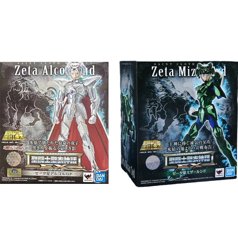 Original Genuine Saint Cloth Myth EX God Warrior Mizar Syd Bud Bandai Anime Model Toys Action Figure Gifts Collectible Ornaments