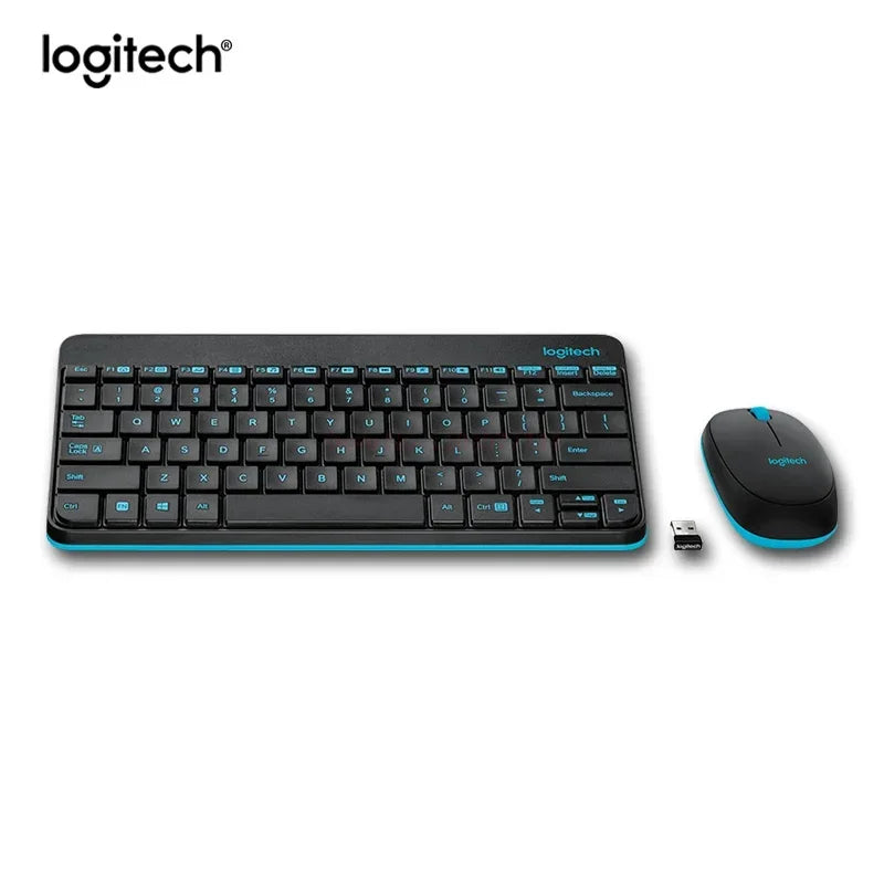 Logitech Mk245 USB-Kabelloses Tastatur-Maus-Set, wasserdicht, spritzwassergeschützt, geeignet für den Einsatz auf Laptops, Desktops, Heimbüros