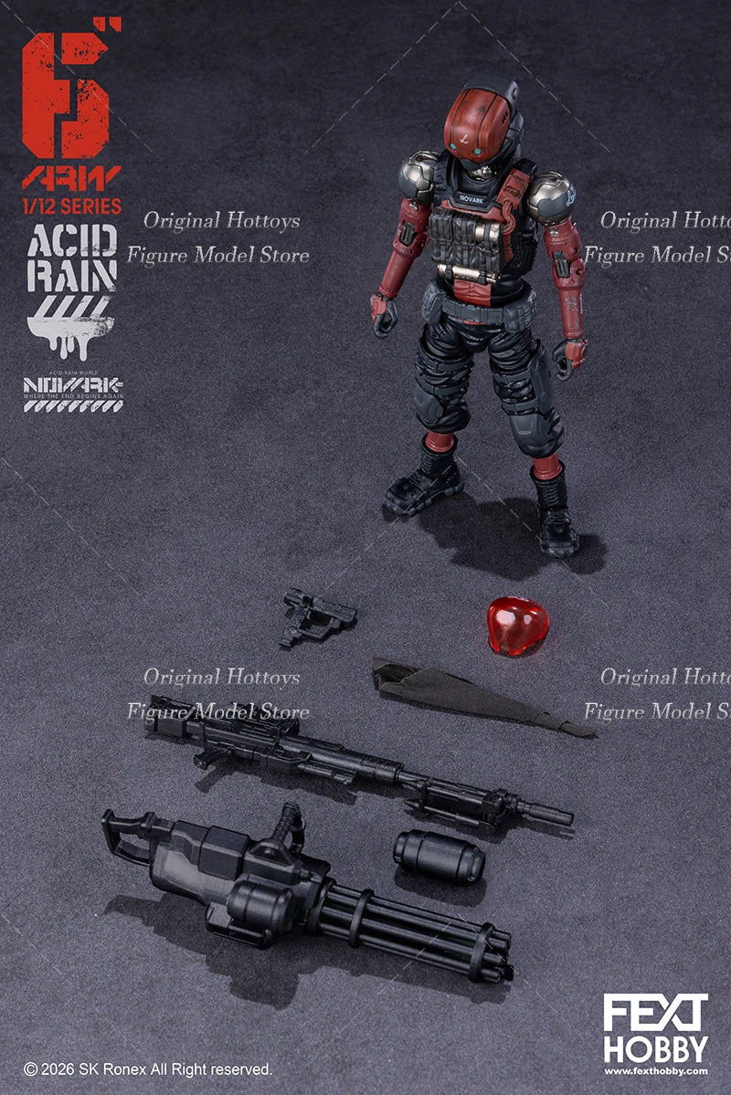 Acid Rain War 1/12 Scale Soldier FXH-AR-005 Valerius FXH-AR-006 Nvk Escort-L Full Set 6-inches Action Figure Model Doll Gifts
