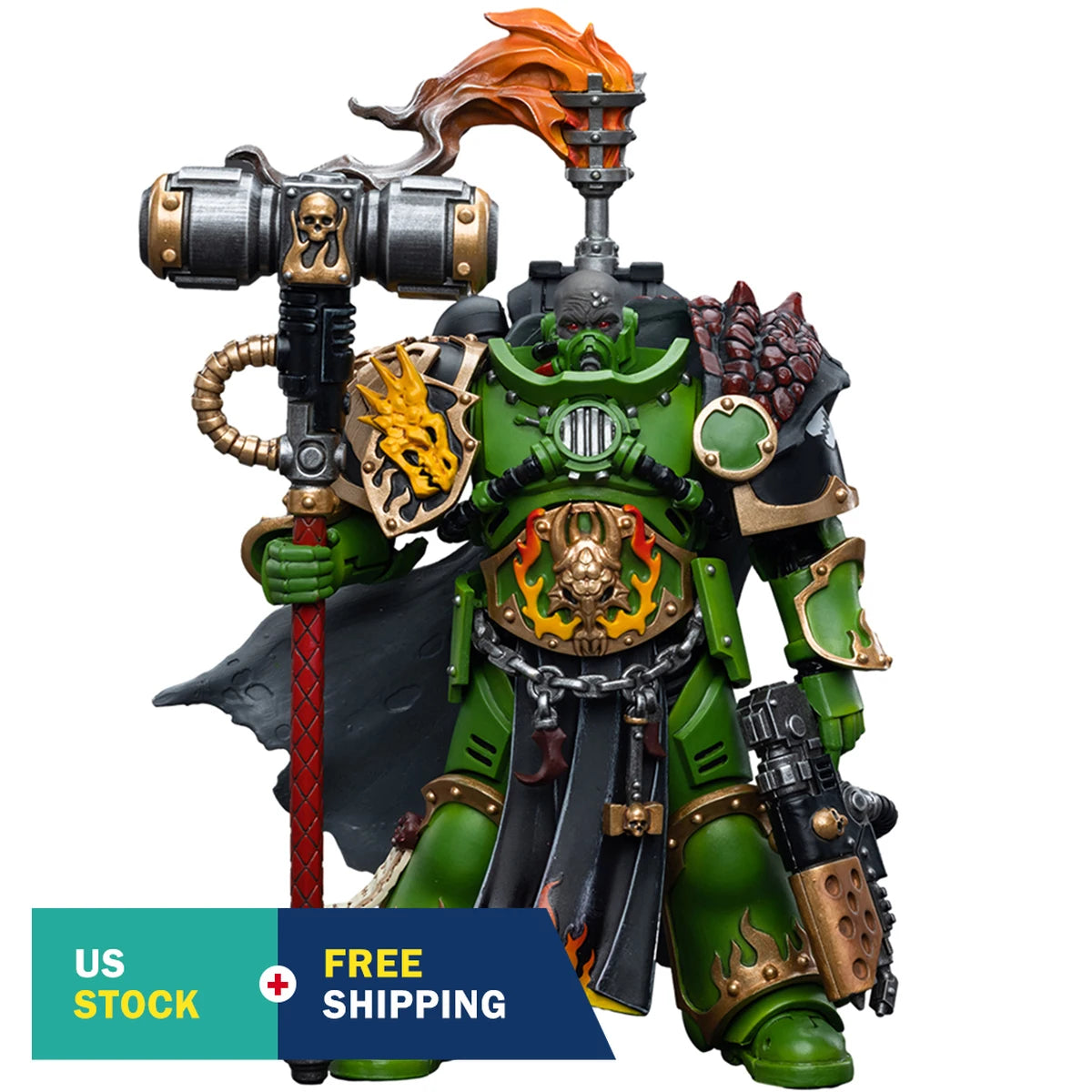 HIPLAY JOYTOY Salamanders Eradicators Sergeant Bragar Captain 1/18 Scale Action Figure