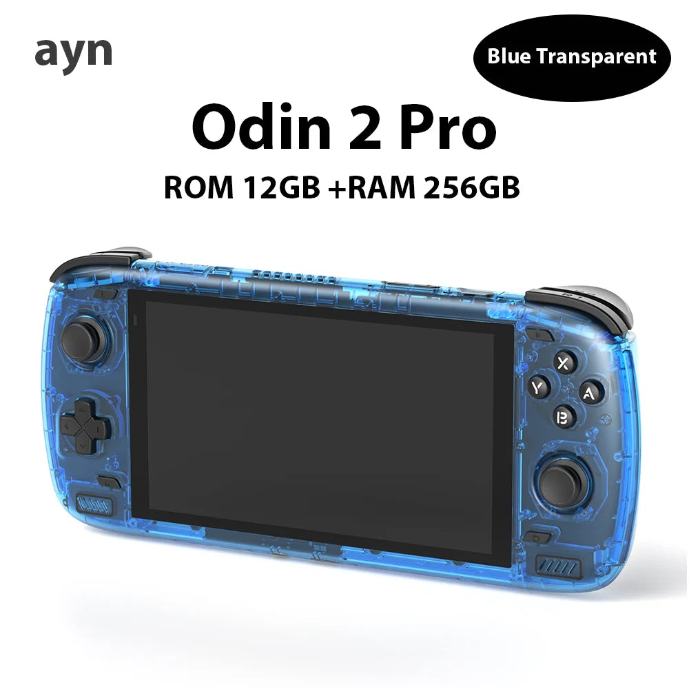 6,0 Zoll IPS AYN Odin 2 Pro 12 GB 256 G Android 13 Handheld-Spiel-Player Touchscreen 8GEN2 8000 mAh Akku Wifi 7 Bluetooth 5.3