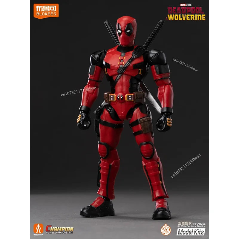 Original Blokees Deadpool Toy Wolverine Action Figure Marvel Assembly Model Kit Champion Class Deadpool & Wolverine Doll Gift