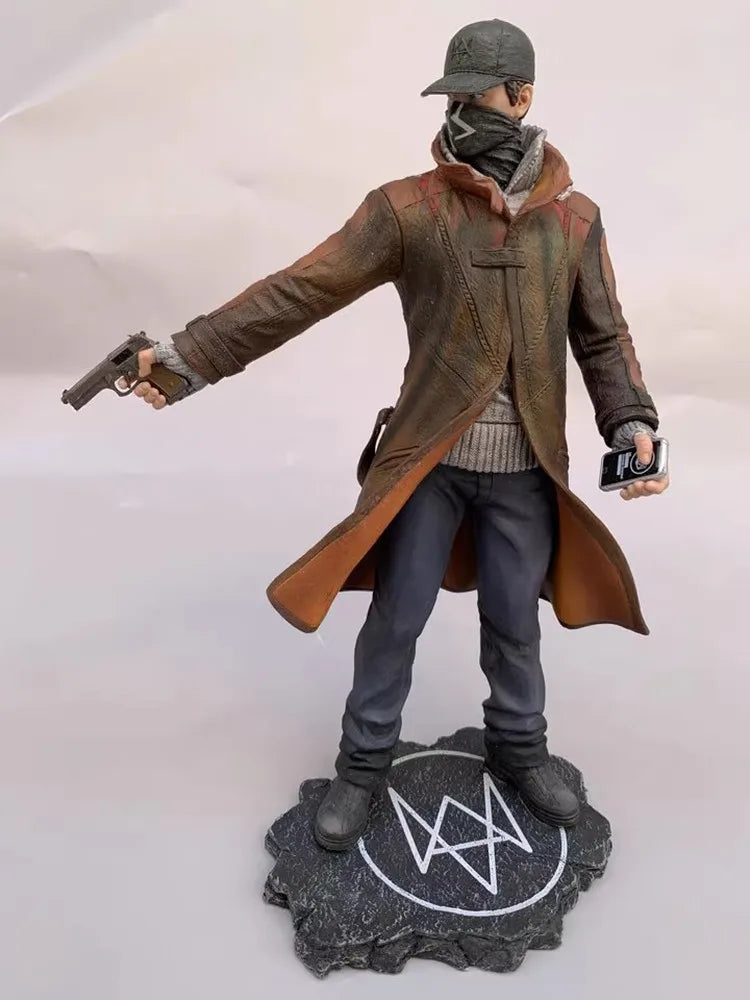 Watch Dogs 24cm Aiden Pearce Action Figure Collection Anime Figurine Collectible Model Toy Gifts