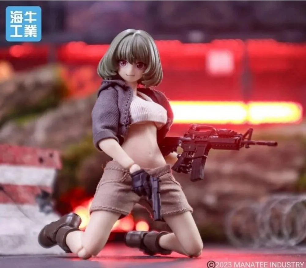 Original MANATEE INDUSTRY 1/12 ELLIE Action Figure 5th Anniversary Limited Edition Original Model Statue