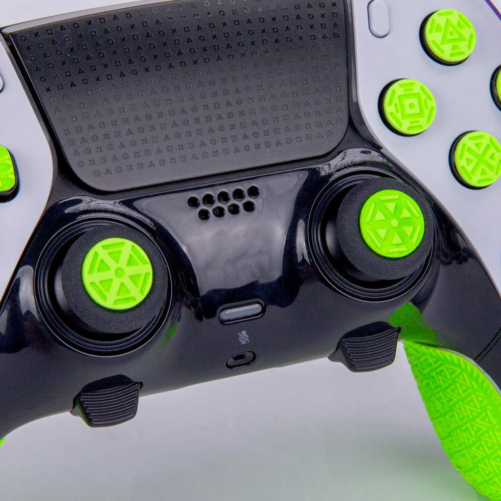 TALONGAMES Controller Grip Tapes Compatible with PS5 DualSense Edge,ELITE Version Color Anti Slip Tape,Multi-Texture Skin Kit