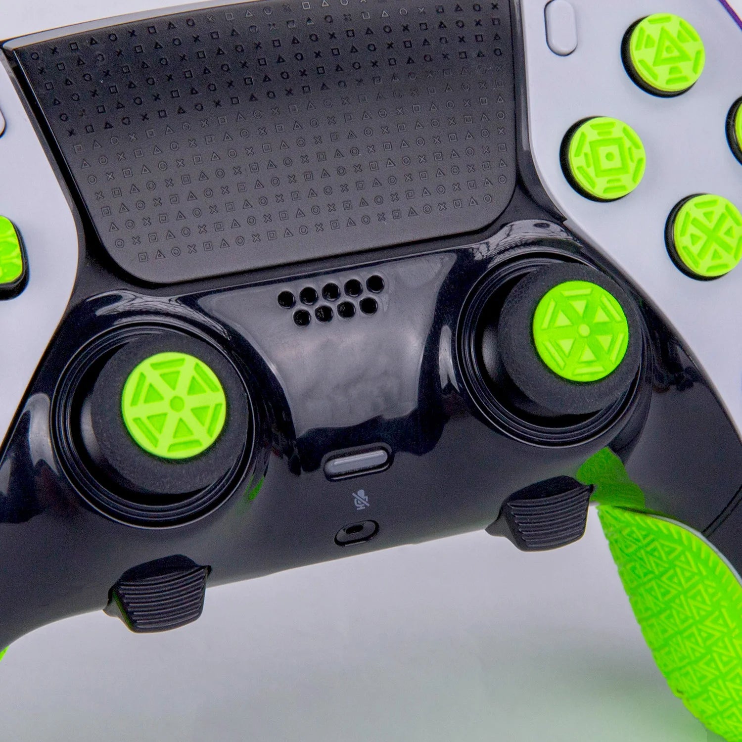 TALONGAMES Controller Grip Tapes Compatible with PS5 DualSense Edge,ELITE Version Color Anti Slip Tape,Multi-Texture Skin Kit