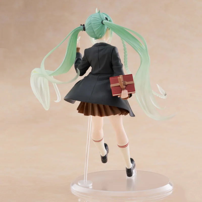 Оригинална фигурка Taito Hatsune Miku Preppy Ver Anime, модна Kawaii, колекционерска фигурка, гаражен комплект, играчка, подарък за рожден ден