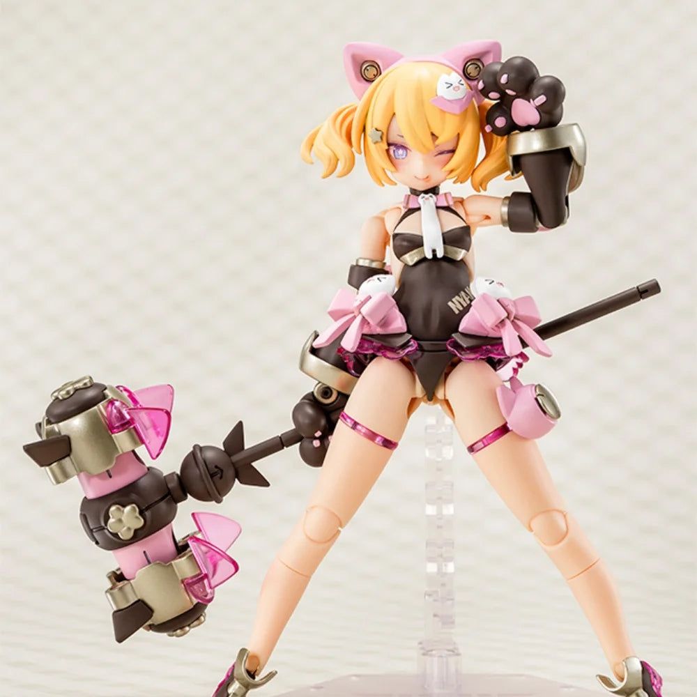 In Stock Kotobukiya Megami Device KP801 PUNI MOFU 1/12 Plastic Assembly Mecha Girl Full Set 16cm Action Figure Model