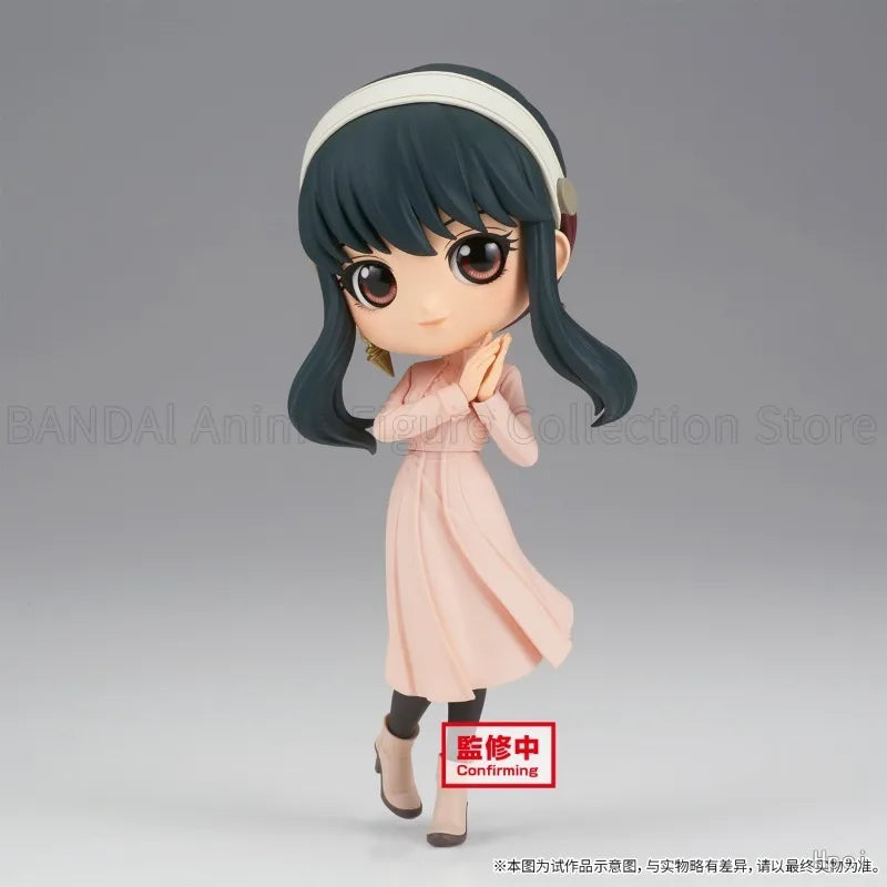Original BANPRESTO Q Posket SPY×FAMILY LOID FORGER/YOR FORGER Outfit for Going Out Anime Humanoid Decoration Model