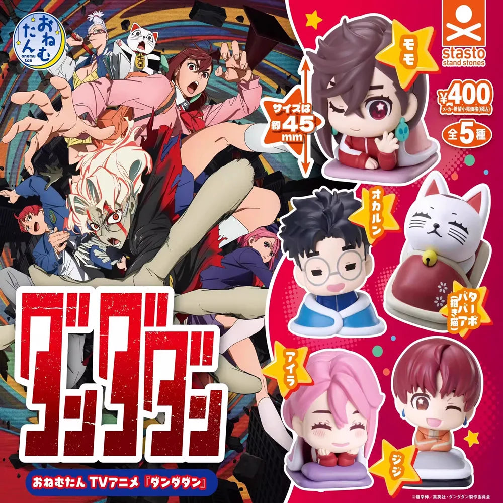 Original Stasto Gachapon DAN DA DAN Ayase Momo Okarun Action Figure Toys PVC Model Collection Kwaii Q Ver. Anime Doll