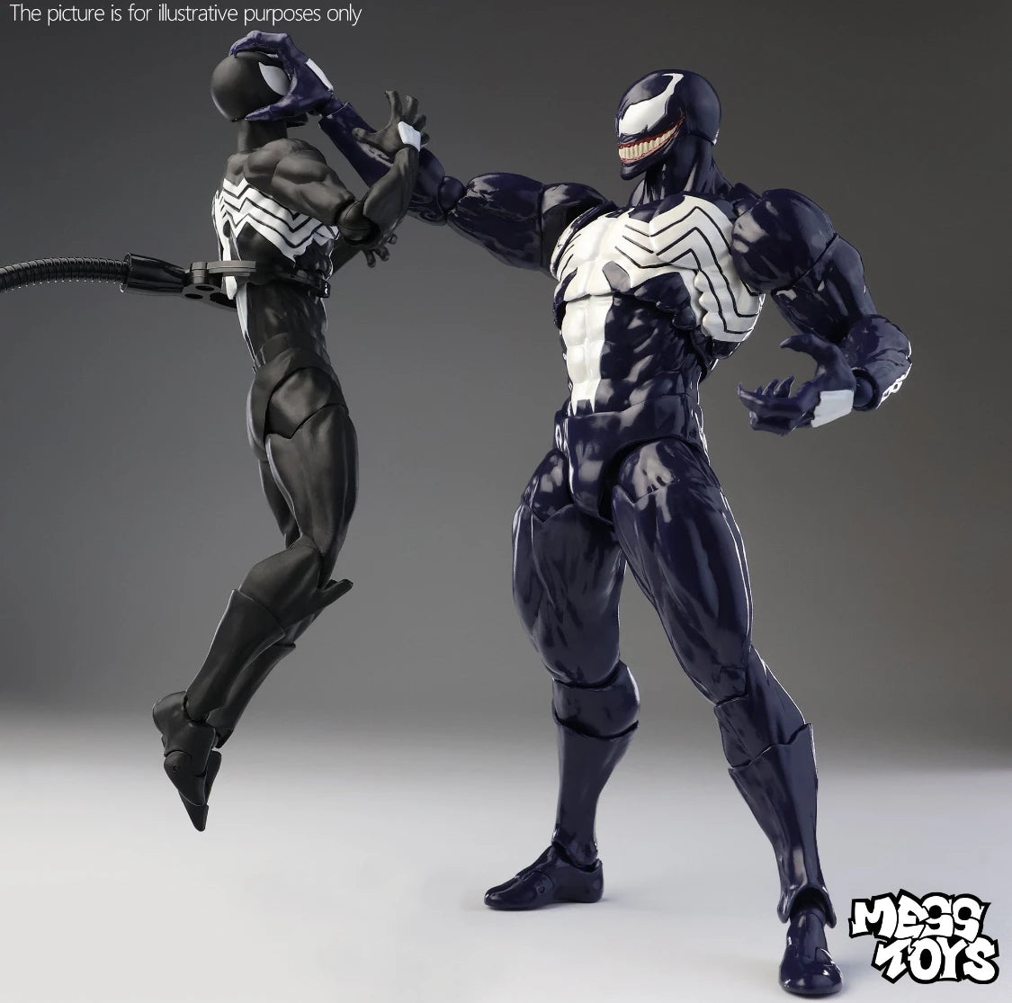 New Mess Toys Venom Lethal Neighbor Anime Action Figure Eddie Black Spider Man Spider-Man Figurine Model Statue Gift Toys