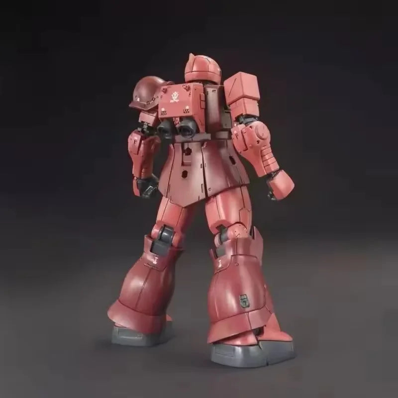 Gto 015 Hg 1/144 Ms-05 Old Red Zaku Char Aznable Dedicated Machine Assembly Model Kit Action Figures  Desktop Ornament Boys Toys