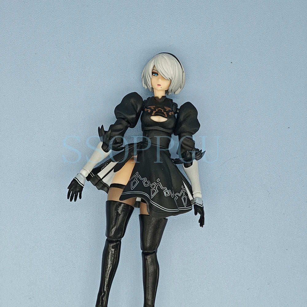 Figma #643 Yorha No. 2 Type B 2B Pod 042 Anime Girl PVC Action Figure Toy Game Statue Movable Collection Model Doll Gift